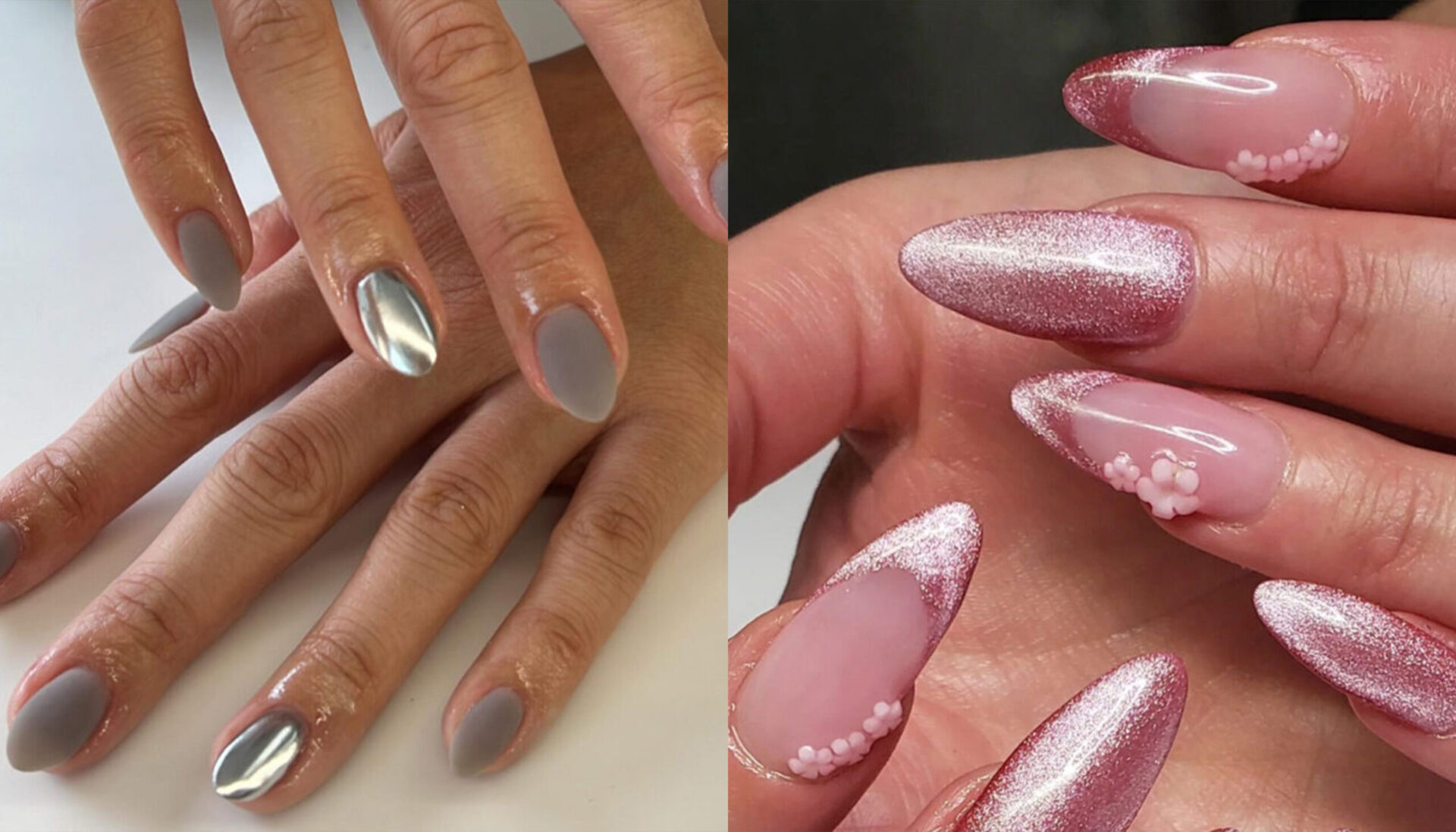 accent nails scaled These Accent Nails Are the Way to Make Your Mani Pop and Try New Trends