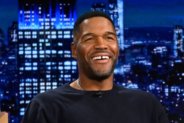 7b2a3044356b michael strahan fallon GMA's Michael Strahan revisits former life in revealing conversation about his family | HELLO!