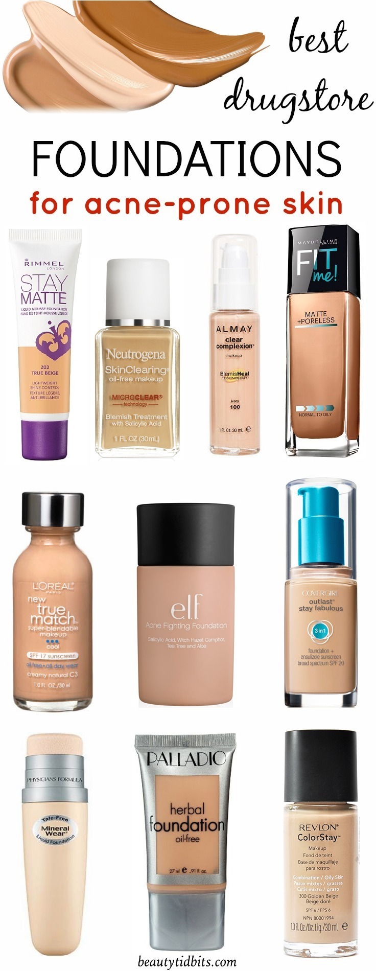 Best Drugstore Foundations for acne prone skin Best Drugstore Lightweight Foundation: Your Ultimate Guide