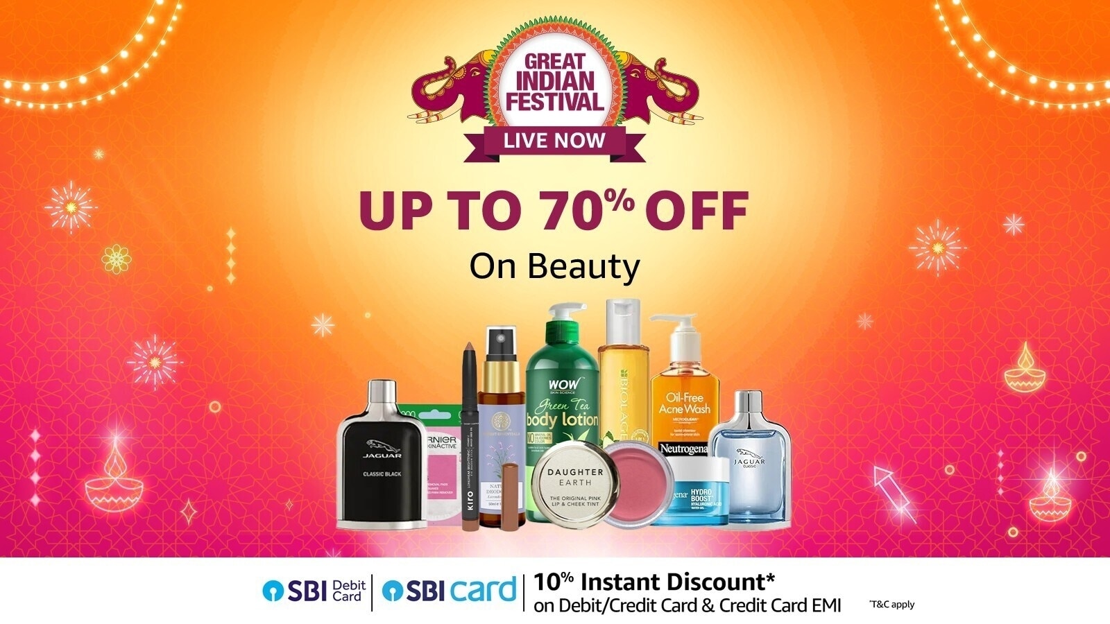 Feature Beauty 1727684835289 1727684840756 Amazon Great Indian Festival sale: Unforgettable deals on perfumes, lotions, shampoos, and more with over 60% off