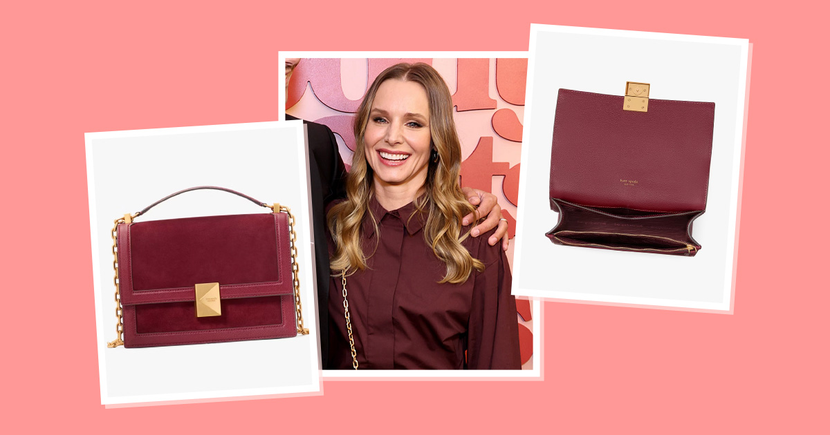 kristen bell kate middleton favorite bag FB Kristen Bell Just Wore Kate Middleton's Favorite Handbag Style