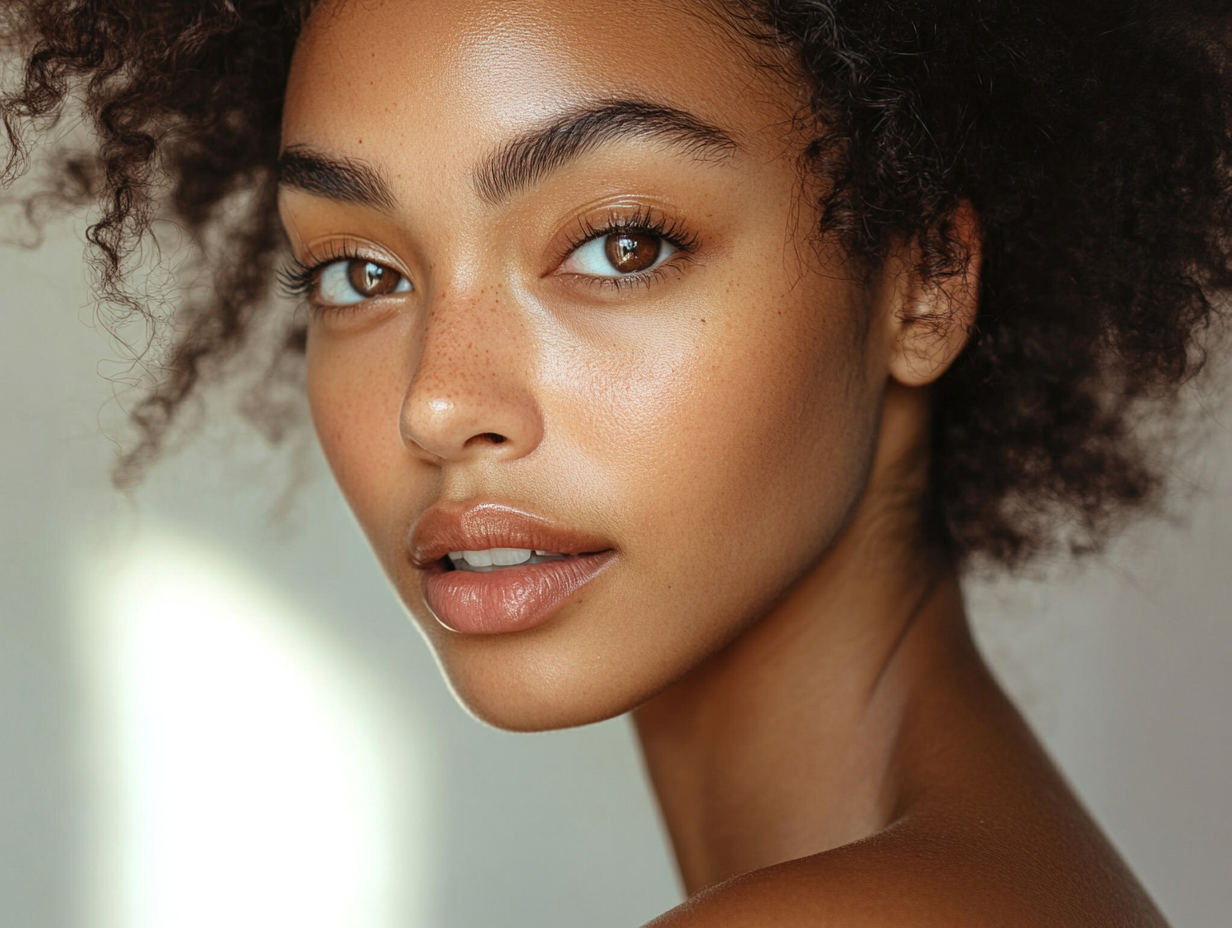 mikkoro 63547 beautiful black american woman model endorsing cc172d2f 6576 4bdc acc5 3b98fe870148 2 The cortisol face trend and what it means for Black skin